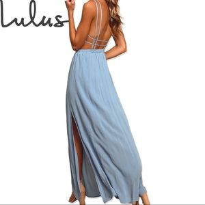 LuLu’s Long Blue Maxi Dress